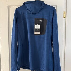 Outdoor Research Men’s Vigor Grid Fleece Pullover Hoodie